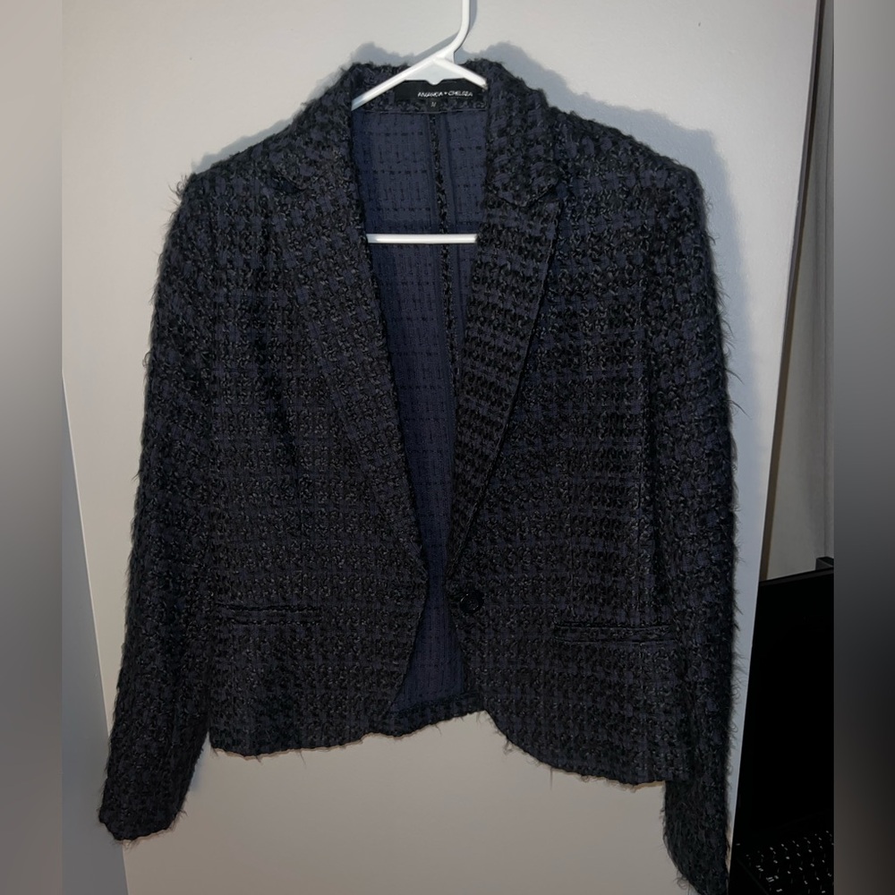 Navy Fitted Blazer